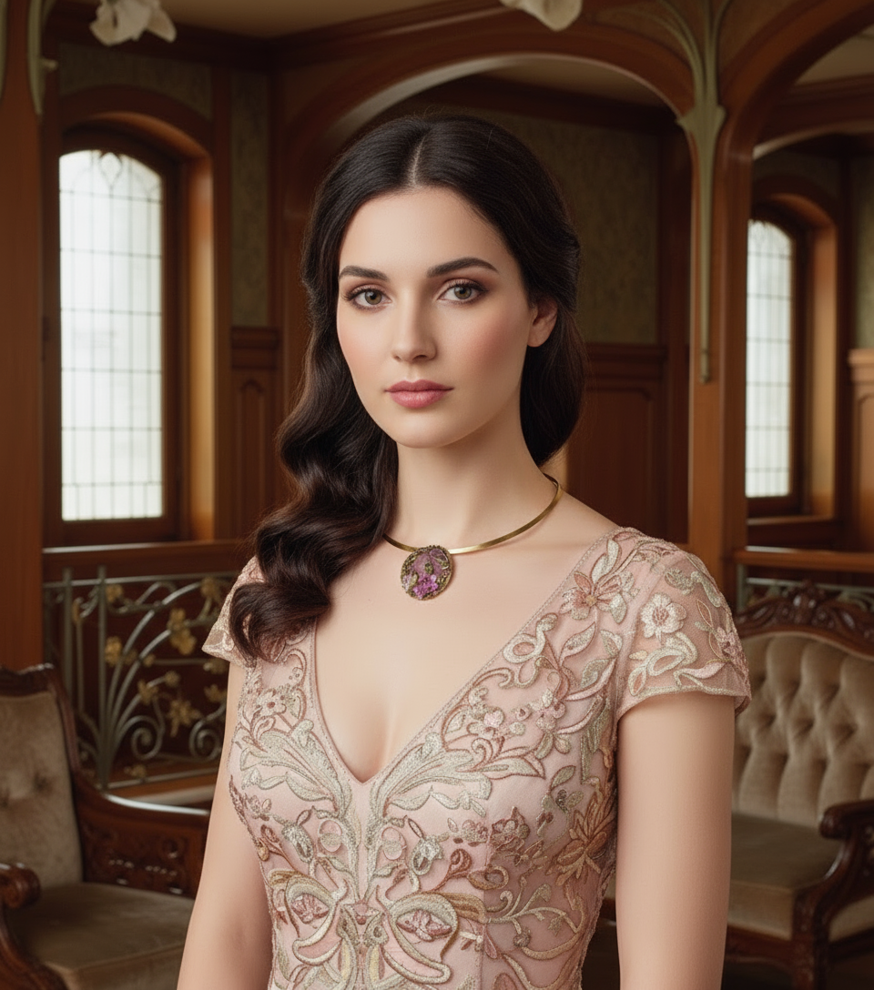 Pendentif en émail fleur, choisissez votre couleur NACRELUNE pendentif