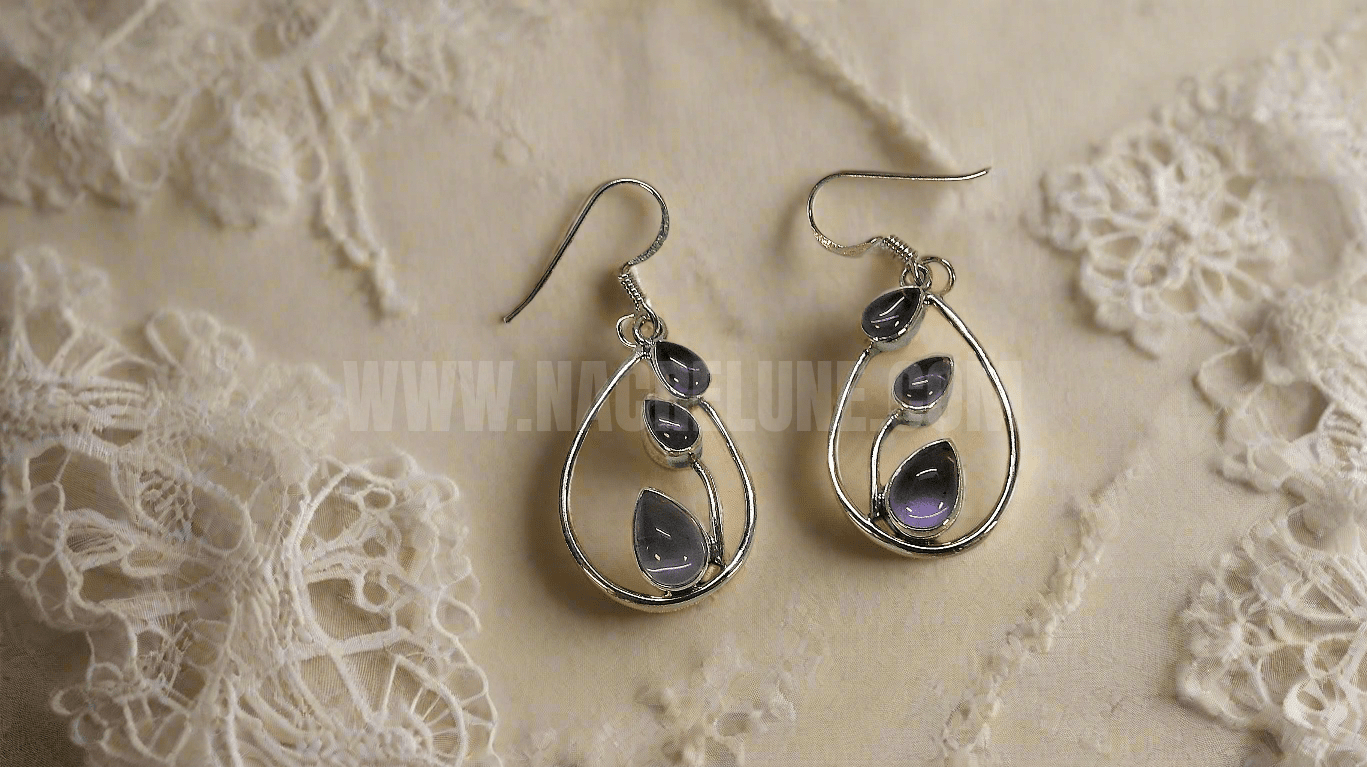 Boucles d’oreille en argent : sélectionnez vos pierres