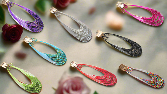 Parure en perles de rocaille, choisissez votre couleur 