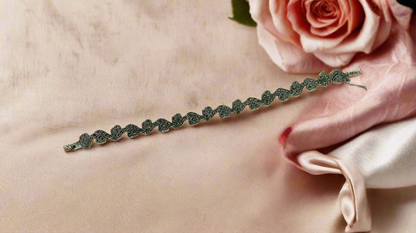 Bracelet en argent et marcassites