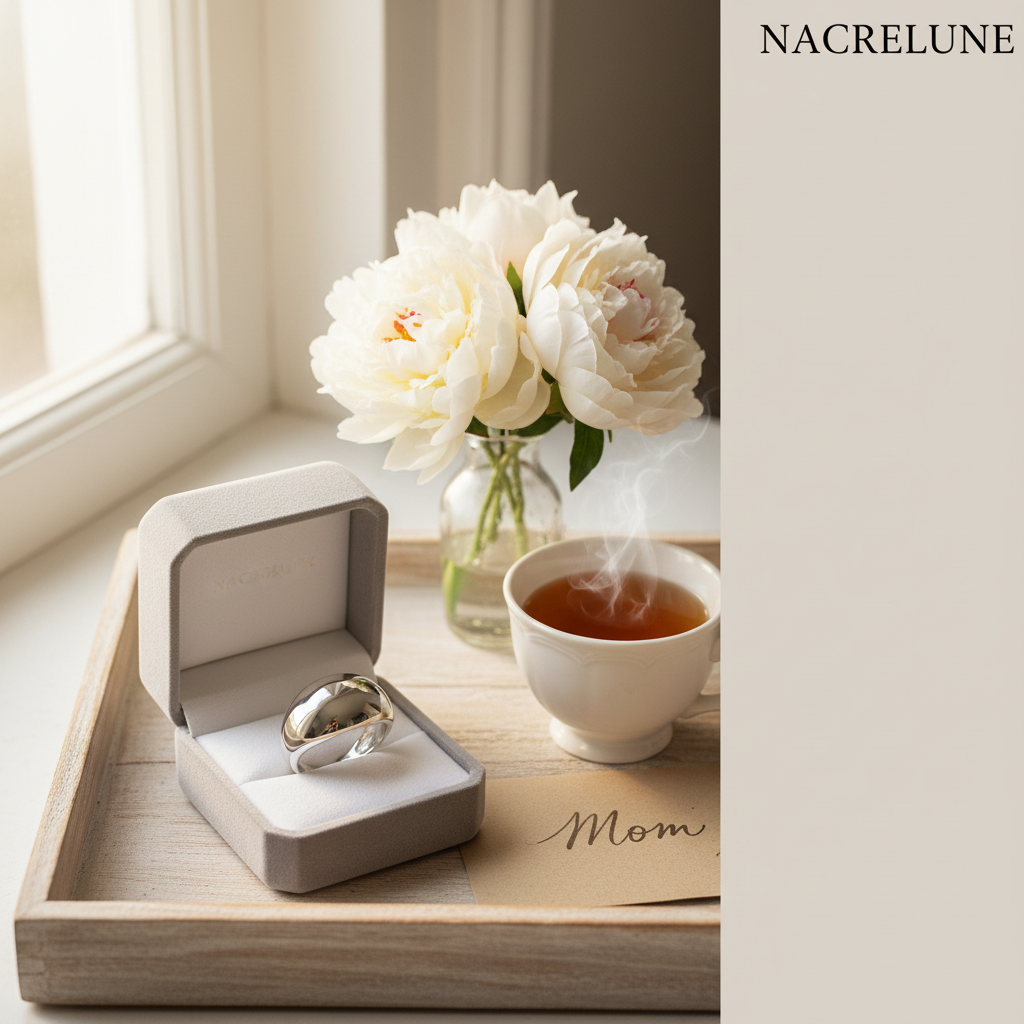Bague Réglable en Argent véritable- Bijou Tendance Élégant et Ajustable nacrelune.com Bague