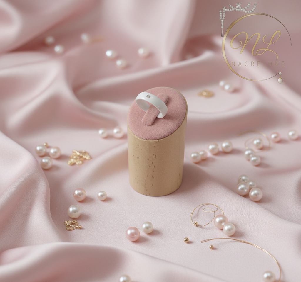 Bague en céramique : choisissez votre couleur nacrelune.com Bague