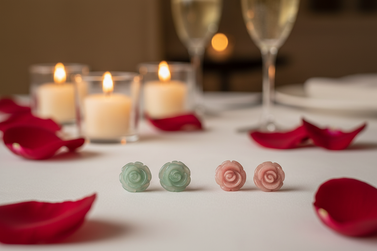 Boucles d’oreille en pierre naturelle : choisissez votre pierre nacrelune.com boucles d'oreille