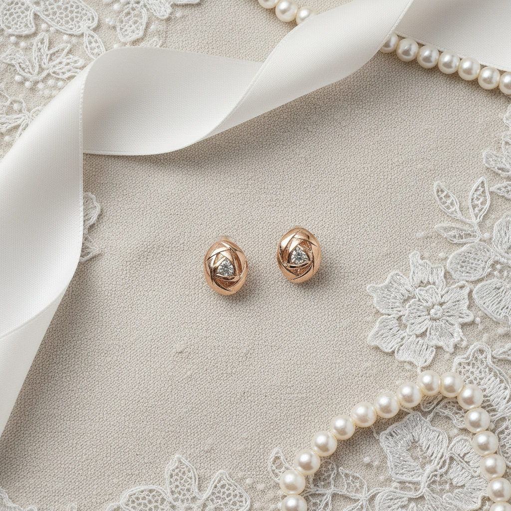 Boucles d’oreille imitation diamant NACRELUNE boucles d'oreille