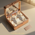 longues boucles d'oreille en strass forme pagode nacrelune.com boucles d'oreille
