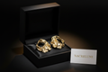 Boucles d'Oreille Organiques Plaqué Or – Forme Sculptée | NACRELUNE NACRELUNE boucles d'oreille