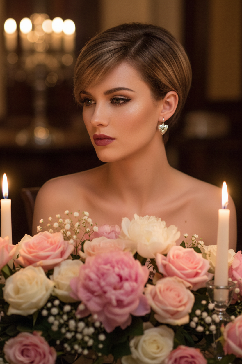 Boucles d’oreille en argent en forme de coeur nacrelune.com boucles d'oreille