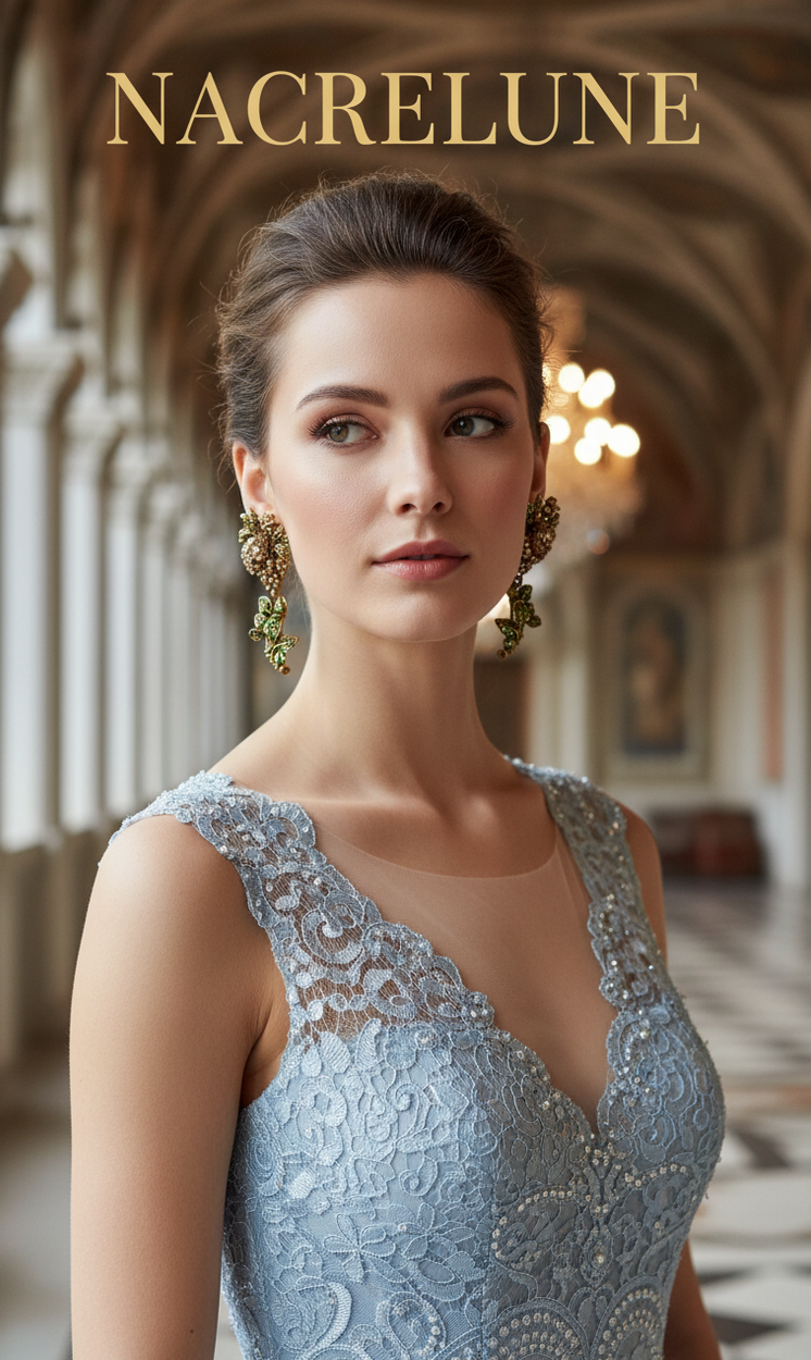 Boucles d’oreilles en strass en forme de roses – 6 couleurs au choix-NACRELUNE NACRELUNE boucles d'oreille