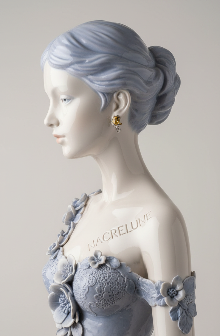 Boucles d'Oreille Argent 925 et Citrines – Bijou Semi-Précieux Lumineux | NACRELUNE