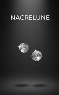 Boucles d’oreilles en cristal de roche en forme de rose-NACRELUNE NACRELUNE boucles d'oreille