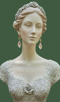 Boucles d'Oreille Roses en Verre Artisanal – Bijou Délicat Fait Main | NACRELUNE NACRELUNE boucles d'oreille