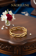 Bracelet Articulé Plaqué Or 18K – Acier Inoxydable 304