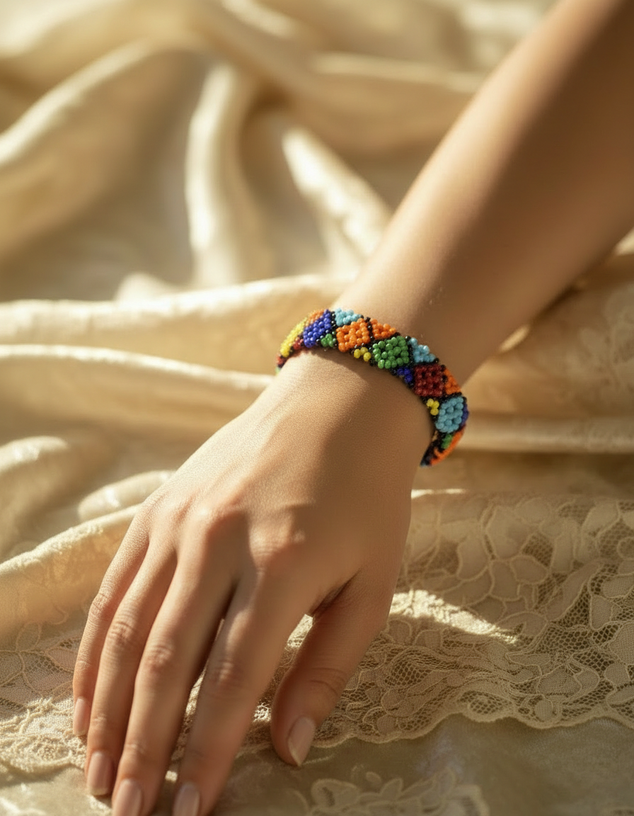 Bracelet fantaisie : couleurs variées à choisir. nacrelune.com bracelet