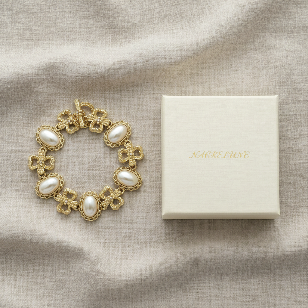 Bracelet perles fantaisie nacrelune.com bracelet