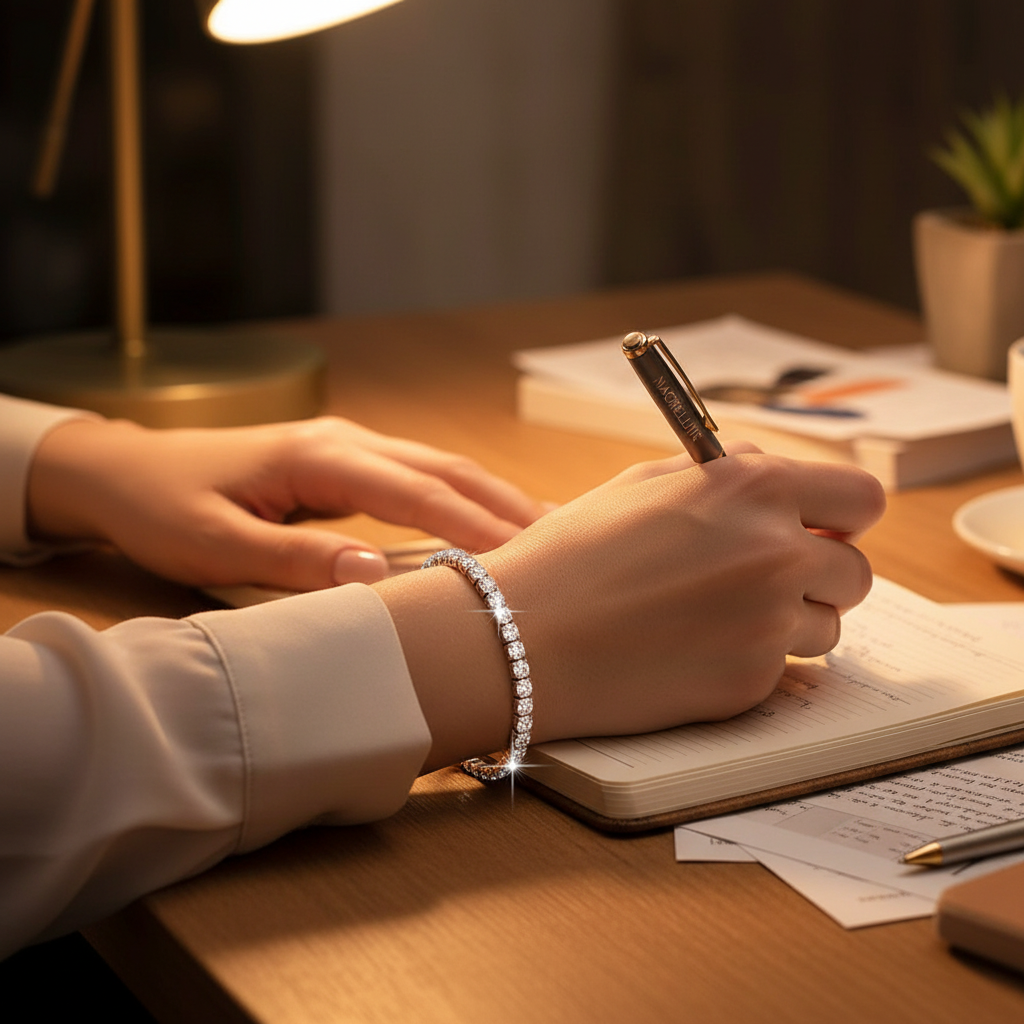 Bracelet zirconia journal