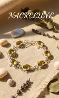 Bracelet Argent & Citrines Taillées | Pierre Solaire Naturelle – Nacrelune nacrelune.com bracelet