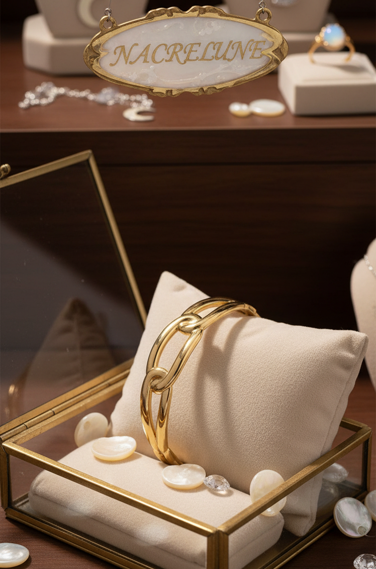 Bracelet Maillons Plaqué Or 18K – Acier Inoxydable 304 & Fermoir