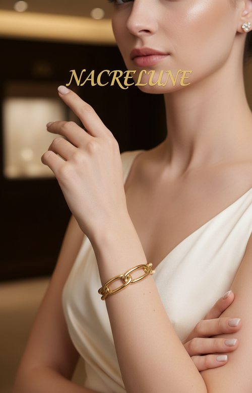 Bracelet Maillons Plaqué Or 18K – Acier Inoxydable 304 & Fermoir