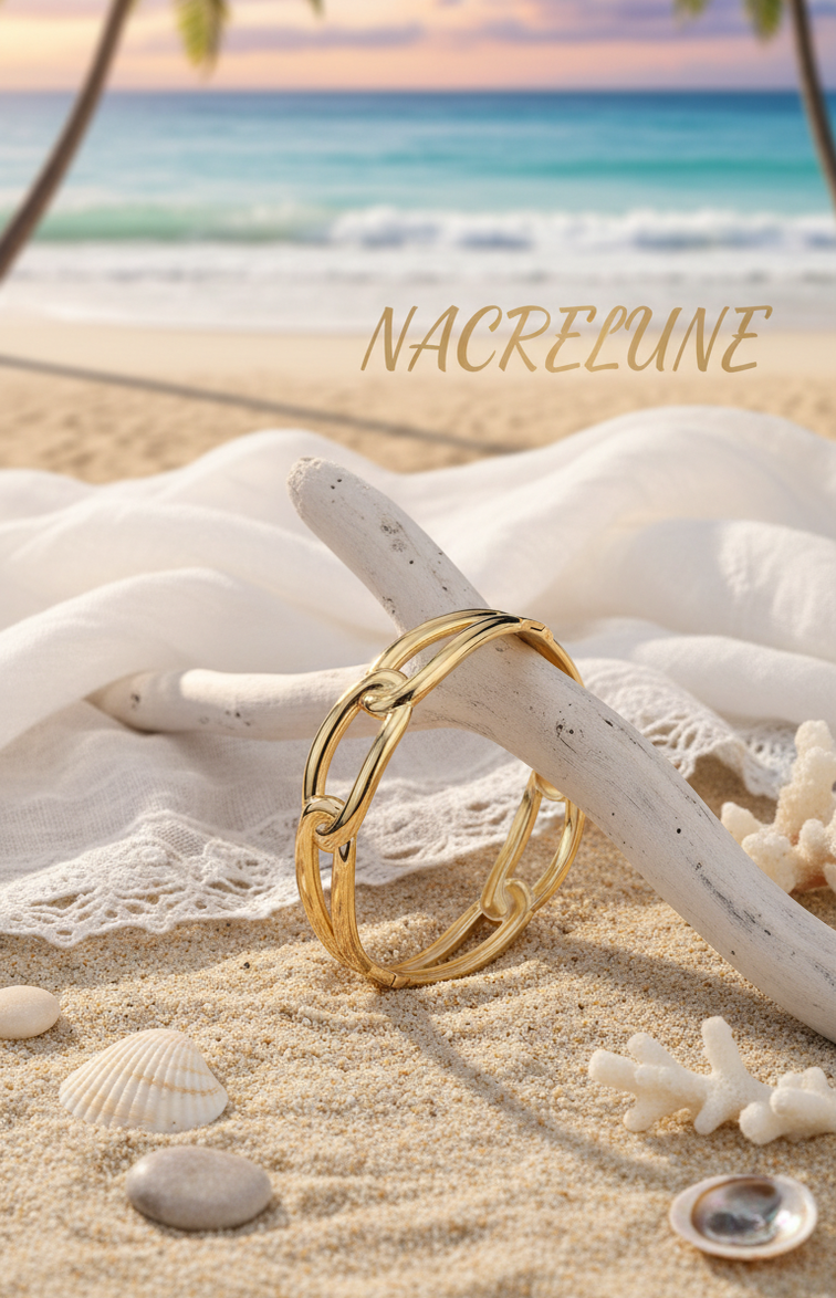 Bracelet Maillons Plaqué Or 18K – Acier Inoxydable 304 & Fermoir