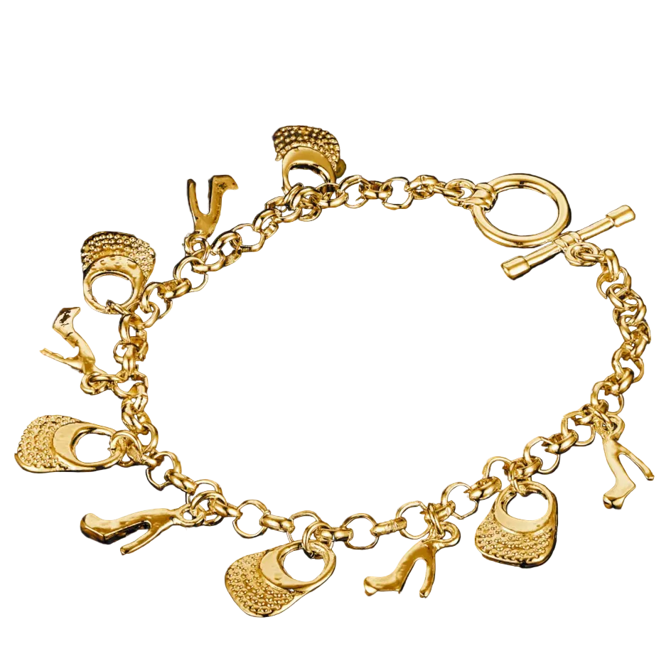 Bracelet Breloques Plaqué Or 18K | Argent 925 | Nacrelune NACRELUNE bracelet