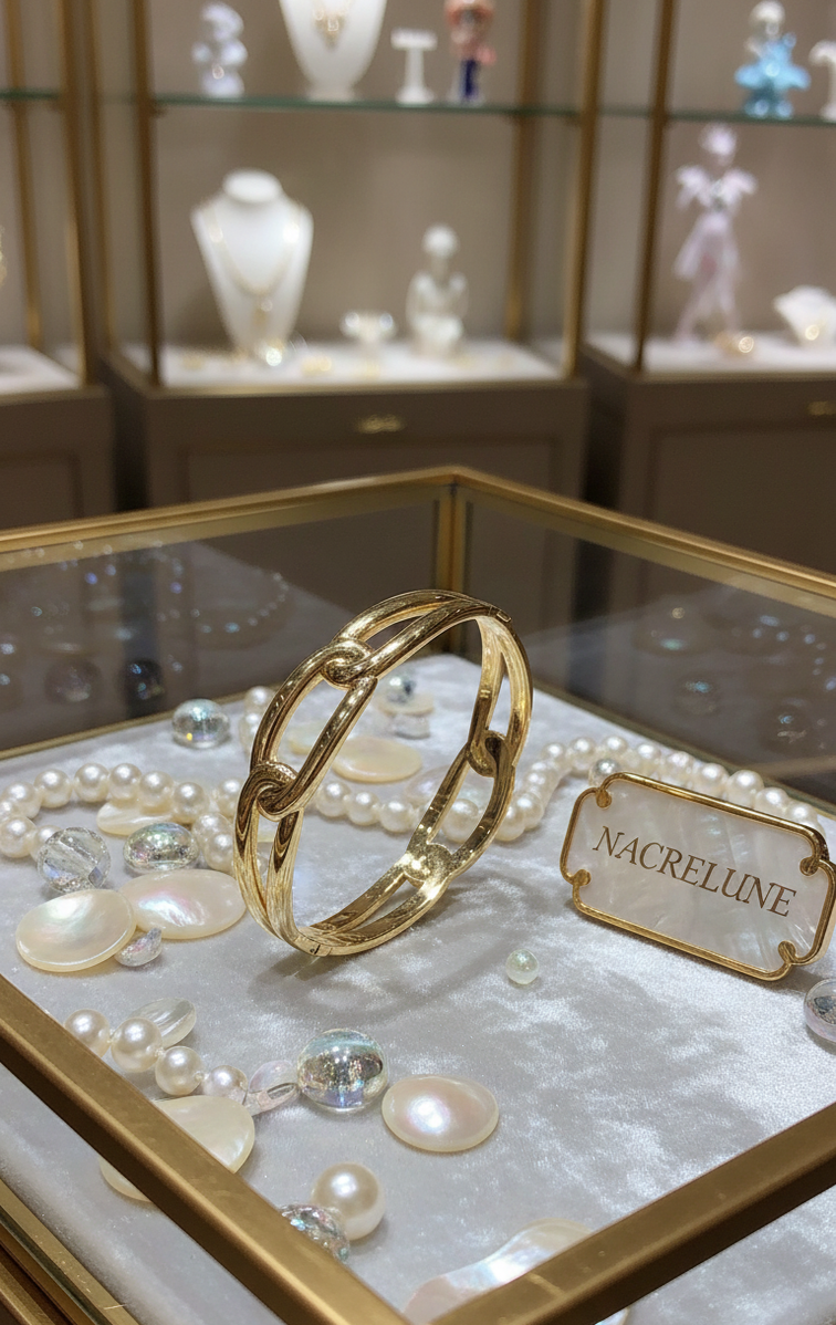Bracelet Maillons Plaqué Or 18K – Acier Inoxydable 304 & Fermoir NACRELUNE bracelet