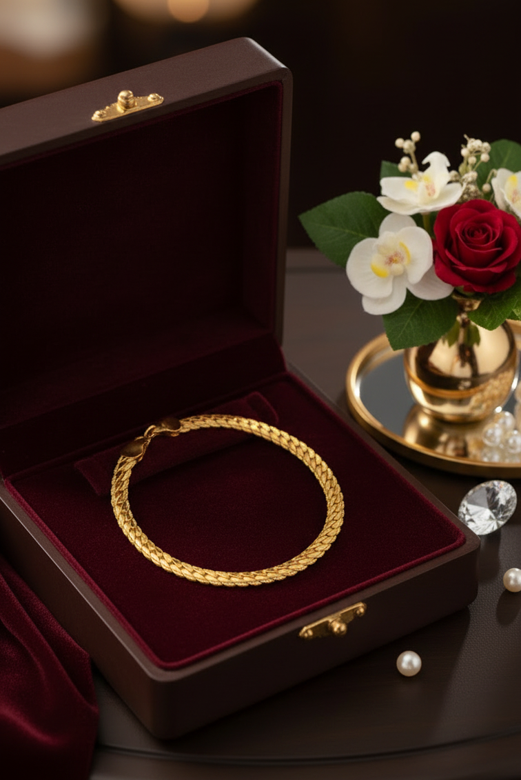 Bracelet Chaîne Plaqué Or 18K | Argent 925 | Nacrelune