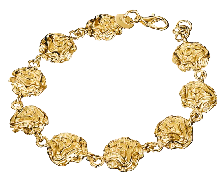 Bracelet Roses Plaqué Or | Argent 925 | Nacrelune NACRELUNE bracelet