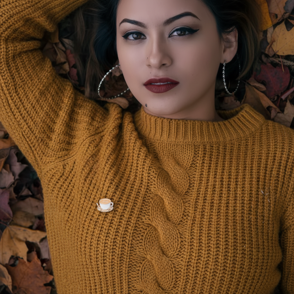 Broche tasse de café nacrelune.com broche