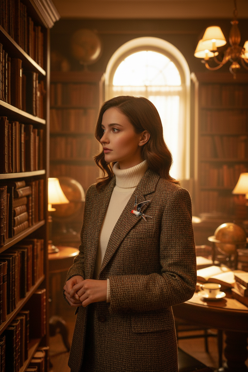 Broche hirondelle portée librairie