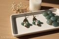 Boucles d'oreille agates et perles de culture – Bijou lithothérapie & élégance naturelle nacrelune.com boucles d'oreille