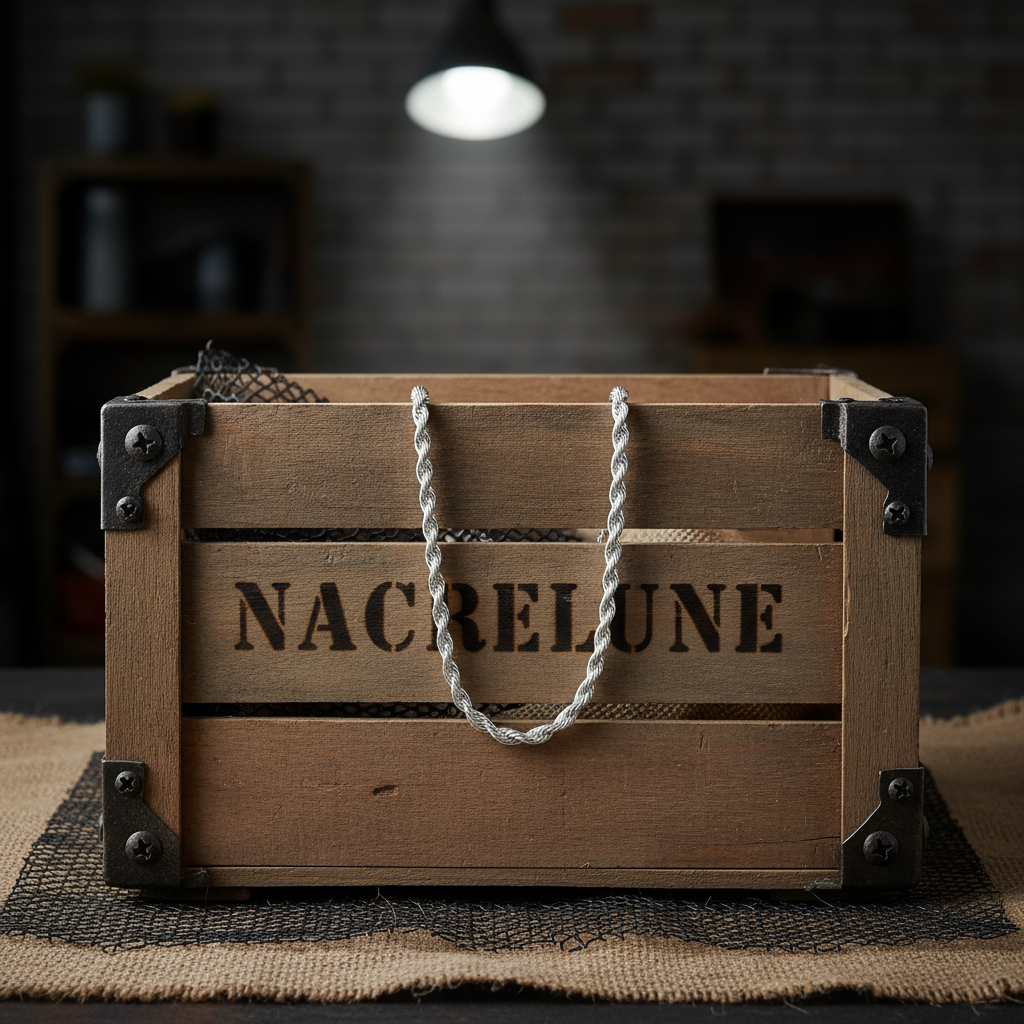 Collier argent véritable nacrelune.com collier