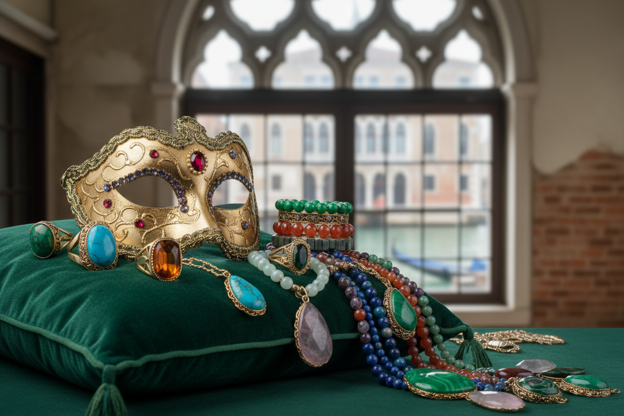 Nature morte Venise - Velours émeraude