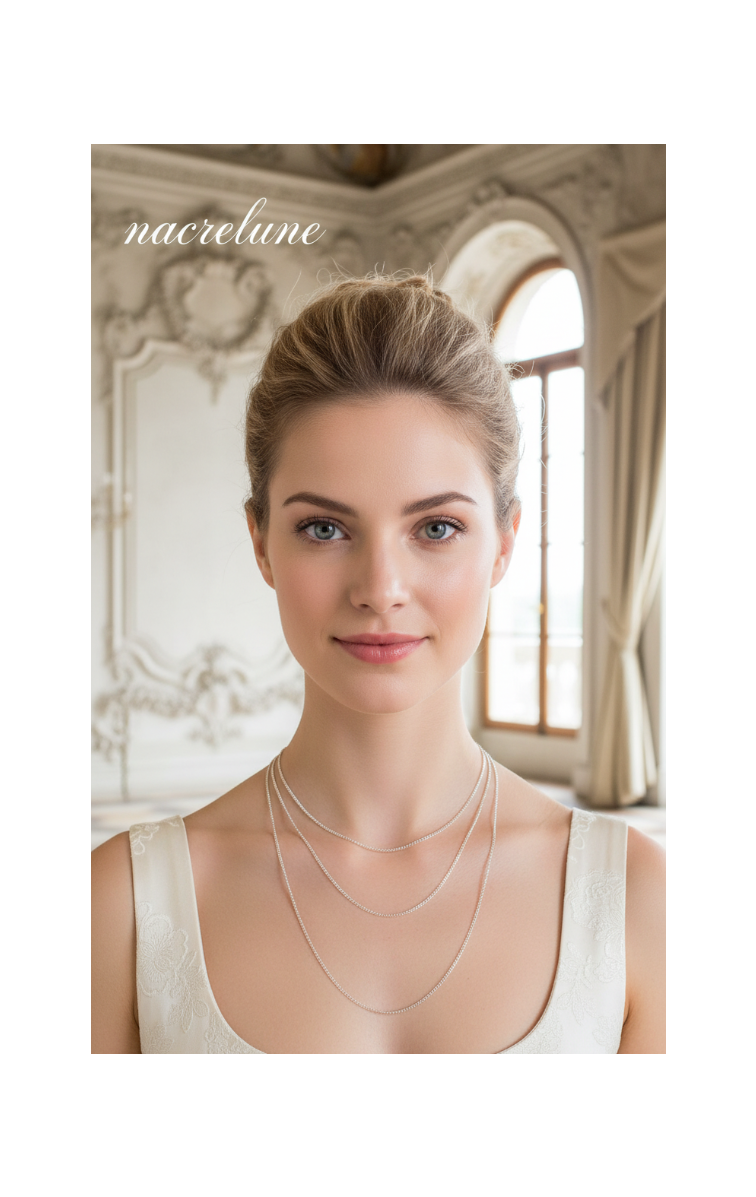 Chaîne en argent 925 ou tours du cou métalliques divers : choisissez votre longueur ou modèle