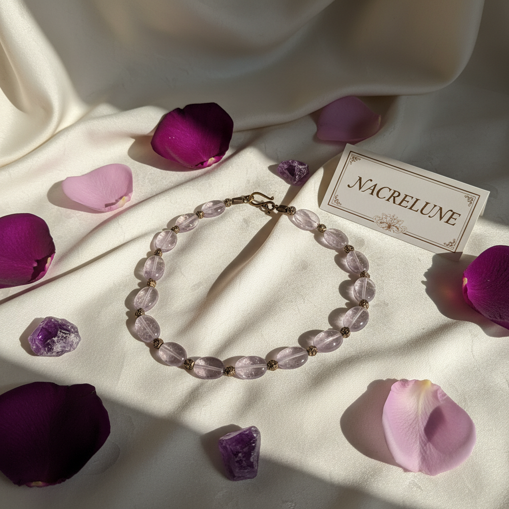 Collier Améthyste nacrelune.com collier