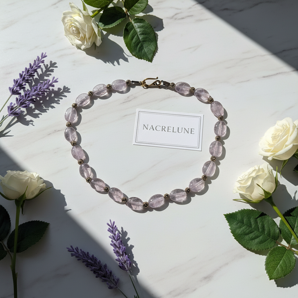 Collier Améthyste nacrelune.com collier