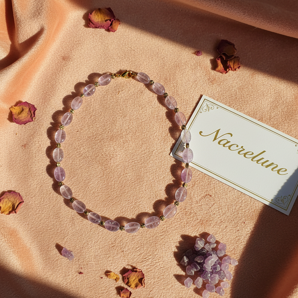Collier Améthyste nacrelune.com collier