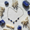 Collier en argent avec lapis lazulis nacrelune.com collier