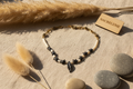 Collier nacre et tortues en hématite nacrelune.com collier