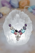 Collier argent 925 et pierres semi précieuses nacrelune.com collier
