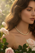 Collier zirconium imitation rivière de diamants nacrelune.com collier