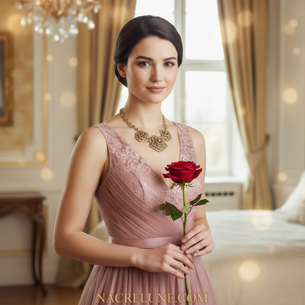 Collier en strass forme fleurs nacrelune.com collier