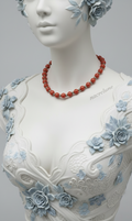 Collier Perles d'Agate Cornaline | NACRELUNE nacrelune.com collier