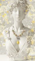 Collar de fantasía con corazones decorados – Joya de moda para mujer | NACRELUNE
