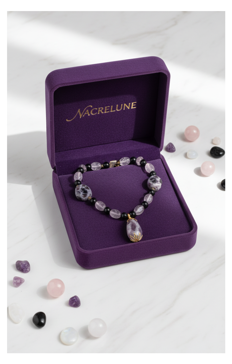 Collier Améthystes Variées Naturelles - Lithothérapie
