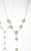 Collier Argent 925 & Citrines – Pierre de Joie & d'Abondance | NACRELUNE nacrelune.com collier