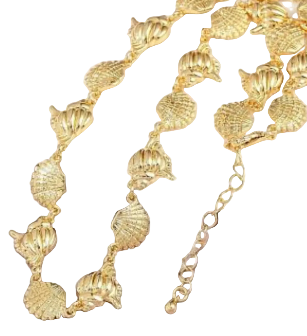 Collier Marée – Coquillages Plaqué Or | NACRELUNE NACRELUNE collier