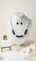 Collier Nacre & Obsidienne | NACRELUNE nacrelune.com collier