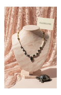 Collier Nacre & Tortues en Hématite | NACRELUNE nacrelune.com collier