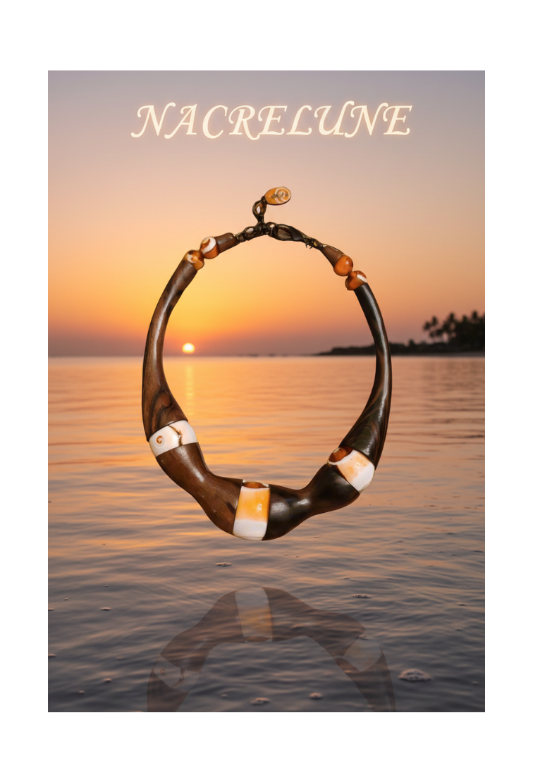 👑Collier Nature en bois