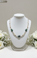 Collier Perles de Culture & Rubis Zoïsites Polis | NACRELUNE nacrelune.com collier